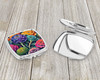 Colorful Ornamental Kale Compact Decorative Travel Makeup Mirror product image at NuMercy 3