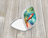 Salmon Compact Decorative Travel Makeup Mirror DAC2817 product image at NuMercy 2