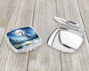 Blue Heron Under the Moonlight Compact Decorative Travel Makeup Mirror DAC7495 product image at NuMercy 3