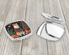 Shiba Inu Christmas Compact Decorative Travel Makeup Mirror product image at NuMercy 3
