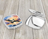 Pelican Fyling at Sunrise Compact Decorative Travel Makeup Mirror DAC7508 product image at NuMercy 3