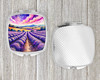 Colorful English Lavender Compact Decorative Travel Makeup Mirror DAC1956 product image at NuMercy 4