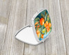 Florida Orange Blossom in Watercolor Compact Decorative Travel Makeup Mirror DAC1638 product image at NuMercy 2