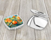Florida Orange Blossom in Watercolor Compact Decorative Travel Makeup Mirror DAC1638 product image at NuMercy 3
