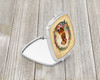 Chesapeake Bay Retriever and Flowers Compact Decorative Travel Makeup Mirror product image at NuMercy 2