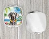 Weimaraner Luau Compact Decorative Travel Makeup Mirror product image at NuMercy 4