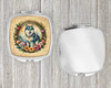 Alaskan Klee Kai and Flowers Compact Decorative Travel Makeup Mirror product image at NuMercy 4