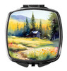 Montana Bitterroot in Watercolor Compact Decorative Travel Makeup Mirror DAC1680 product image at NuMercy