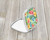 Alaska Forget-me-nots in Watercolor Compact Decorative Travel Makeup Mirror product image at NuMercy 2
