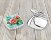 Oklahoma Roses in Watercolor Compact Decorative Travel Makeup Mirror DAC1700 product image at NuMercy 3