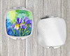 Tennessee Iris in Watercolor Compact Decorative Travel Makeup Mirror DAC1707 product image at NuMercy 4