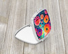 Colorful Dahlias Compact Decorative Travel Makeup Mirror DAC1949 product image at NuMercy 2