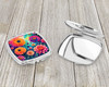 Colorful Dahlias Compact Decorative Travel Makeup Mirror DAC1949 product image at NuMercy 3