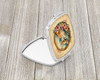 Chihuahua and Flowers Compact Decorative Travel Makeup Mirror DAC2115 product image at NuMercy 2