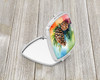 Maine White Pine Cone and Tassels in Watercolor Compact Decorative Travel Makeup Mirror DAC1665 product image at NuMercy 2