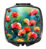 Ohio Scarlet Carnations in Watercolor Compact Decorative Travel Makeup Mirror DAC1698 product image at NuMercy