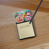 Indiana Peonies in Watercolor Sticky Note Holder Refillable Dispenser DAC1650 product image at NuMercy 2