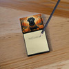 Black Labrador Retriever Fall Sticky Note Holder Refillable Dispenser product image at NuMercy 2