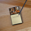 Norwich Terrier Fall Kitchen Pumpkins Sticky Note Holder Refillable Dispenser product image at NuMercy 2