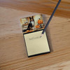 Collie Fall Kitchen Pumpkins Sticky Note Holder Refillable Dispenser product image at NuMercy 2