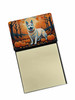 White German Shepherd Fall Sticky Note Holder Refillable Dispenser product image at NuMercy