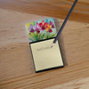 Orchids in Watercolor Sticky Note Holder Refillable Dispenser DAC1592 product image at NuMercy 2