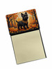 Black Cairn Terrier Fall Sticky Note Holder Refillable Dispenser product image at NuMercy