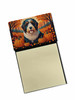 Bearded Collie Fall Sticky Note Holder Refillable Dispenser product image at NuMercy