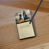 Afghan Hound Fall Kitchen Pumpkins Sticky Note Holder Refillable Dispenser product image at NuMercy 2