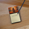 Afghan Hound Fall Sticky Note Holder Refillable Dispenser product image at NuMercy 2