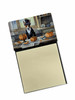 Basenji Fall Kitchen Pumpkins Sticky Note Holder Refillable Dispenser product image at NuMercy