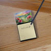 North Dakota Wild Prairie Roses in Watercolor Sticky Note Holder Refillable Dispenser DAC1695 product image at NuMercy 2
