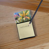 New Mexico Yucca Flower in Watercolor Sticky Note Holder Refillable Dispenser DAC1689 product image at NuMercy 2