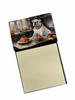 English Bulldog Fall Kitchen Pumpkins Sticky Note Holder Refillable Dispenser DAC1755 product image at NuMercy