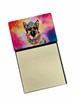 German Shepherd Hippie Dawg Sticky Note Holder Refillable Dispenser DAC2511 product image at NuMercy