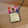 German Shepherd Hippie Dawg Sticky Note Holder Refillable Dispenser DAC2511 product image at NuMercy 2