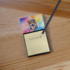 Keeshond Hippie Dawg Sticky Note Holder Refillable Dispenser product image at NuMercy 2