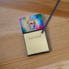 Dalmatian Hippie Dawg Sticky Note Holder Refillable Dispenser DAC2501 product image at NuMercy 2