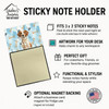 Roan Brittany Coworker Watercolor Sticky Note Holder Refillable Dispenser product image at NuMercy 3
