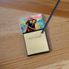 Chocolate Labrador Hippie Dawg Sticky Note Holder Refillable Dispenser DAC2524 product image at NuMercy 2
