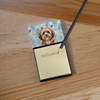 Sable Havanese Coworker Watercolor Sticky Note Holder Refillable Dispenser product image at NuMercy 2
