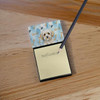 Maltipoo Coworker Watercolor Sticky Note Holder Refillable Dispenser product image at NuMercy 2