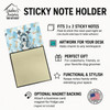 Blue American Staffordshire Terrier Coworker Watercolor Sticky Note Holder Refillable Dispenser product image at NuMercy 3