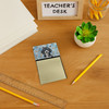 Miniature Parti Poodle Coworker Watercolor Sticky Note Holder Refillable Dispenser product image at NuMercy 4