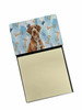 Chestnut Wirehaired Pointing Griffon Coworker Watercolor Sticky Note Holder Refillable Dispenser product image at NuMercy