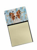 White with Red Papillon Coworker Watercolor Sticky Note Holder Refillable Dispenser product image at NuMercy