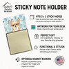 Fawn Chihuahua Coworker Watercolor Sticky Note Holder Refillable Dispenser product image at NuMercy 3