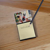 Boston Terrier Cozy Christmas Sticky Note Holder Refillable Dispenser product image at NuMercy 2