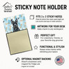 Scottish Terrier Coworker Watercolor Sticky Note Holder Refillable Dispenser product image at NuMercy 3