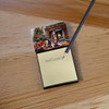 Basset Hound Cozy Christmas Sticky Note Holder Refillable Dispenser product image at NuMercy 2